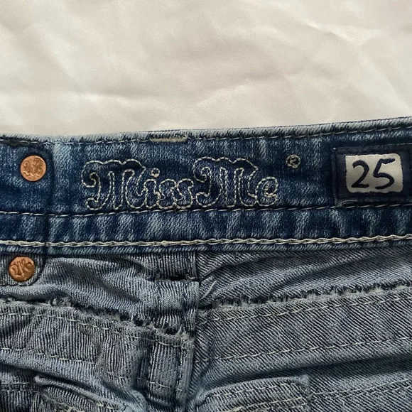 Miss me jeans size 25 signature rise bootcut - Picture 2 of 8